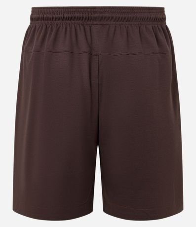 Bermuda Deportiva Texturizada con Cintura Elástica y Bolsillos con Cremallera 7