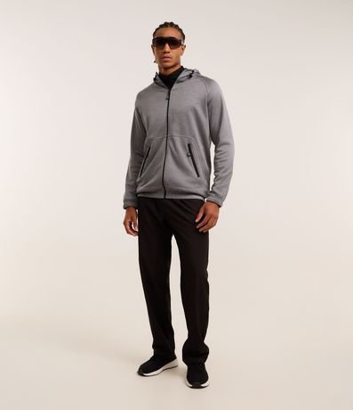 Saco Deportivo en Helanca con Bolsillos y Cremallera 2