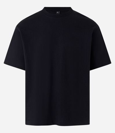 Remera Boxy en Ultra Cotton con Cuello Redondo 5