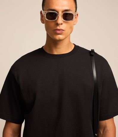 Remera Boxy en Ultra Cotton con Cuello Redondo 3