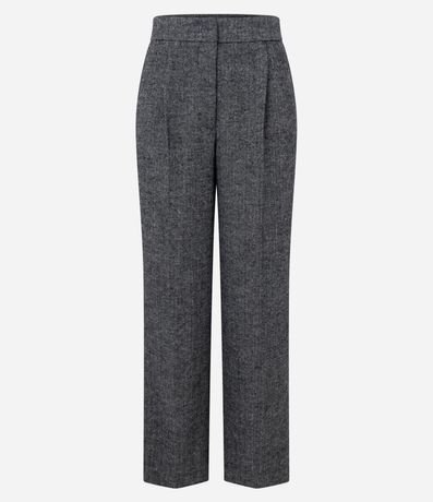 Pantalón Recto en Polivelour Calientita con Cintura Sastre 5