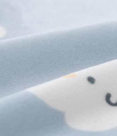 Mono Infantil en Plush con Estampa Nube - Talle RN a 18 meses 4