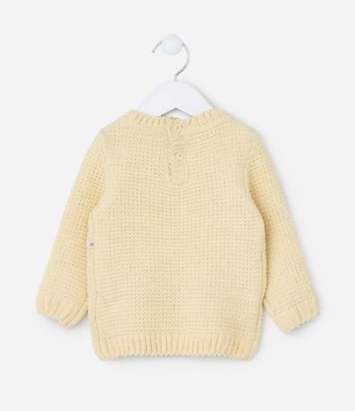 Suéter Infantil en Chenille con Bordado Animalitos - Talle 0 a 18 meses 2