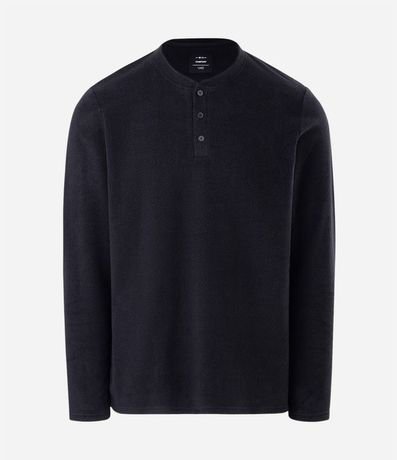 Camisa de Pijama en Plush con Botones 5