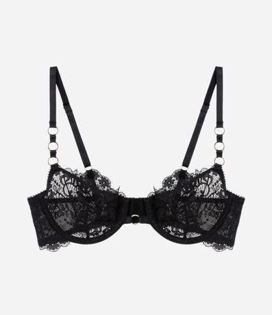 Soutien Media Taça en Encaje con Argollitas 4