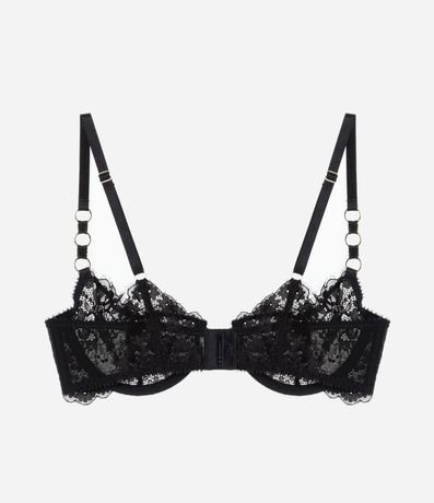 Soutien Media Taça en Encaje con Argollitas 5