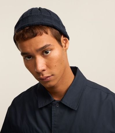 Gorro Fisherman de Punto Acanalado