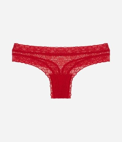Bombacha Bikini Hilo en Encaje Floral