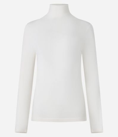 Blusa Básica en Punto Pesado con Cuello Alto 6