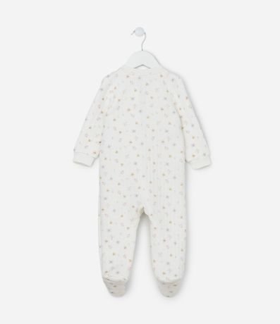 Mono Infantil con Textura Capitoneada y Estampa Floral - Talle 0 a 18 meses 3