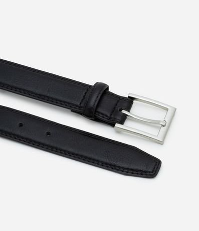 Cinturón en PU con Relieve y Hebilla Cuadrada 4