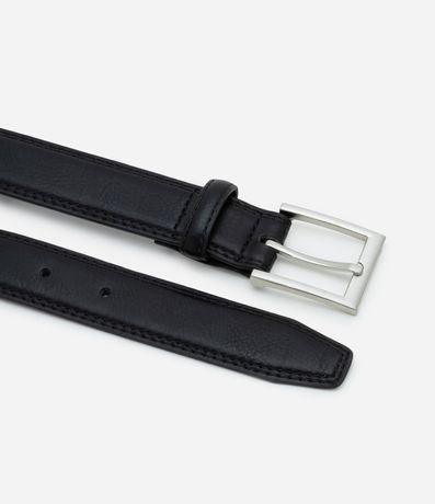 Cinturón en PU con Relieve y Hebilla Cuadrada 2