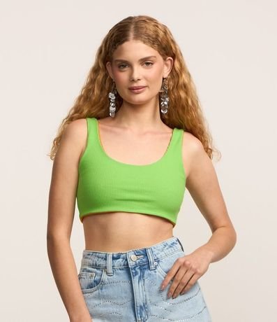 Top Cropped sin Mangas Doble Faz en Ribana 1