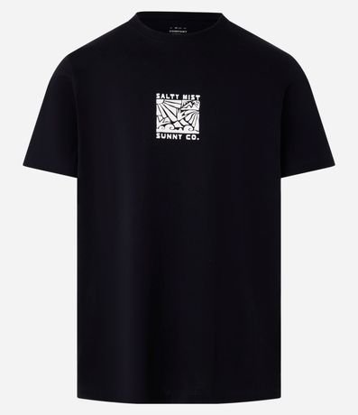 Remera Comfort en Algodón con Estampa Salty Mist 1