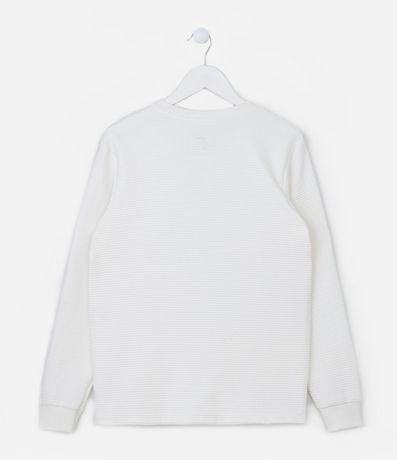 Remera Infantil Texturizada con Etiqueta en la Parte Baja - Talle 5 a 14 años 2