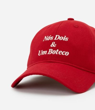 Gorra en Sarga con Estampado Nosotros Dos y Un Boteco 5