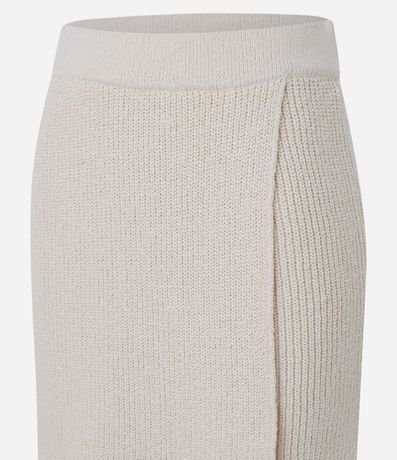 Pollera Evasê New Midi en Punto con traspase 9