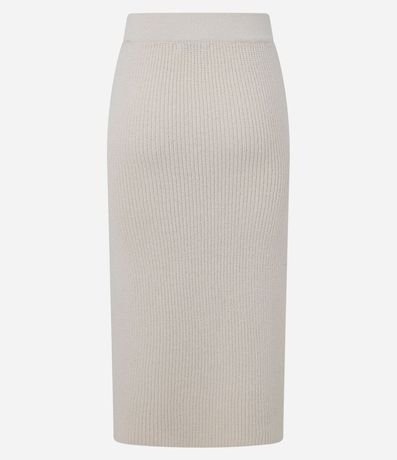 Pollera Evasê New Midi en Punto con traspase 10