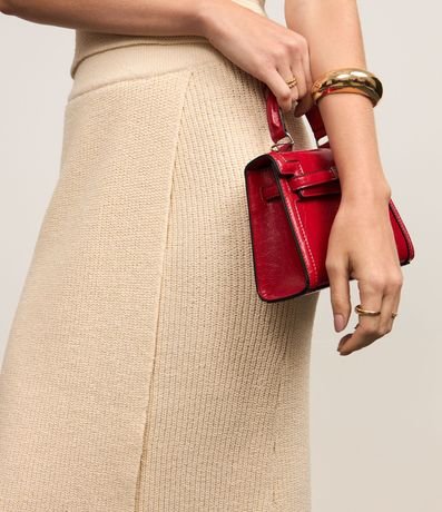 Pollera Evasê New Midi en Punto con traspase 4