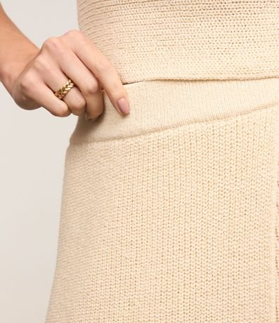 Pollera Evasê New Midi en Punto con traspase 5