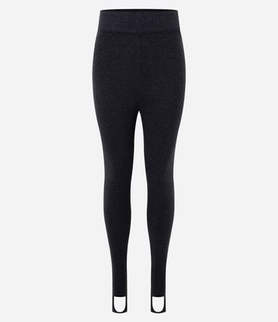 Pantalón Legging en Punto con Ajuste en el Pié 8