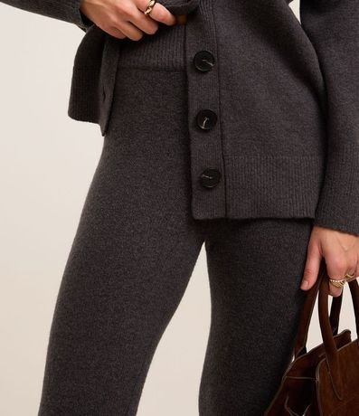 Pantalón Legging en Punto con Ajuste en el Pié 5