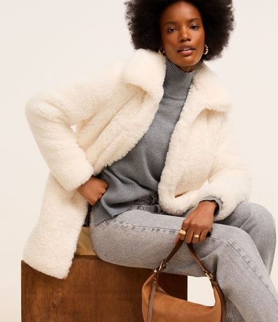 Suéter en Punto con Cuello Alto y Detalles Acanalado 5