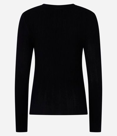 Sueter Básico de Punto Acanalado 6