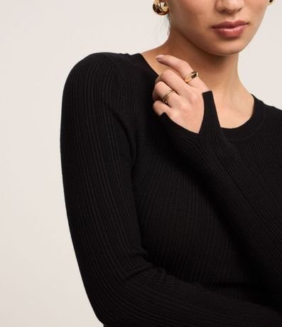 Sueter Básico de Punto Acanalado 3