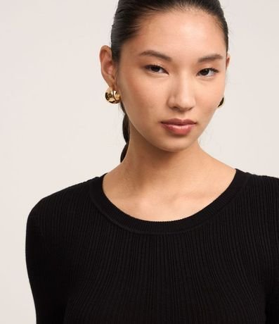 Sueter Básico de Punto Acanalado 4