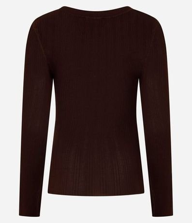 Sueter Básico de Punto Acanalado 7