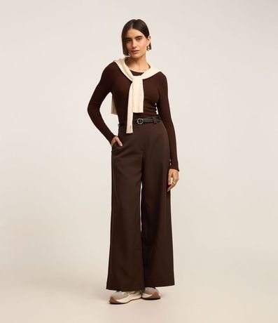 Sueter Básico de Punto Acanalado 2