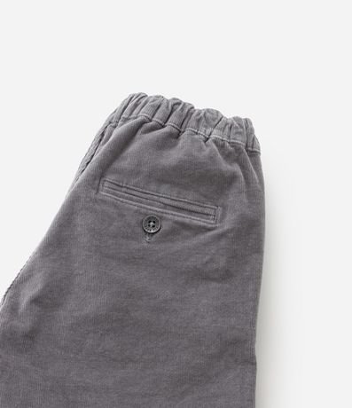 Pantalón Recto Infantil en Terciopelo con Bolsillos - Talle 5 a 14  Anos 4