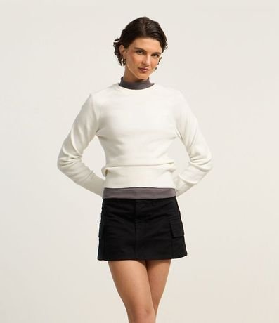 Suéter en Punto y Sisa Raglán 2