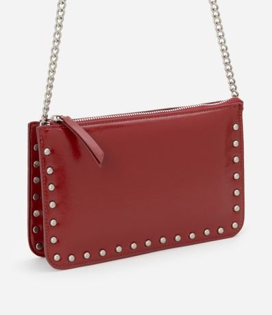 Cartera Transversal Pequena con Bolsillos y Asa de Cadena