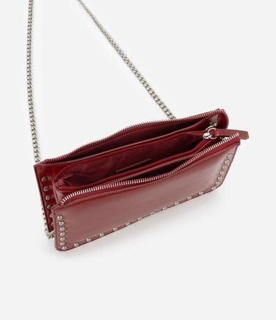 Cartera Transversal Pequena con Bolsillos y Asa de Cadena 4