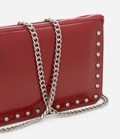 Cartera Transversal Pequena con Bolsillos y Asa de Cadena 5