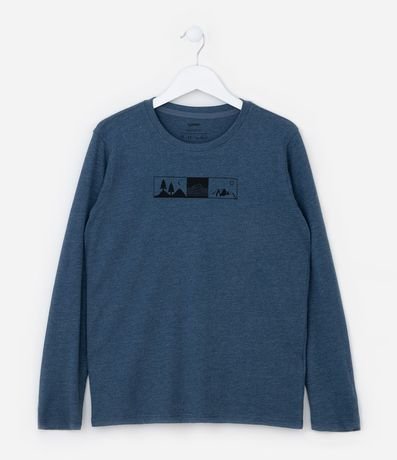 Remera Infantil con Estampa Paisaje - Talle 5 a 14 años