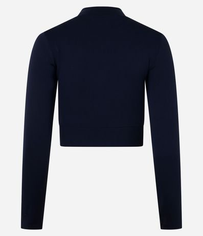 Remera Deportiva en Poliamida Seamless con Cuello Alto 8