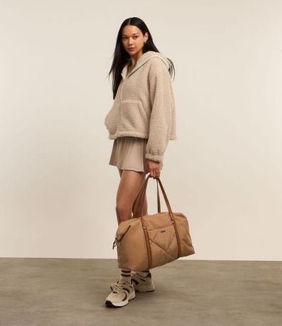 Campera Deportiva en Sherpa con Bolsillos 3