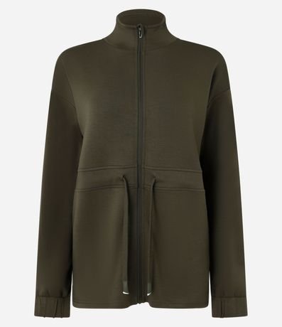 Campera Parka Deportiva en Modal con Cuello Alto 5