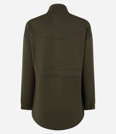 Campera Parka Deportiva en Modal con Cuello Alto 6