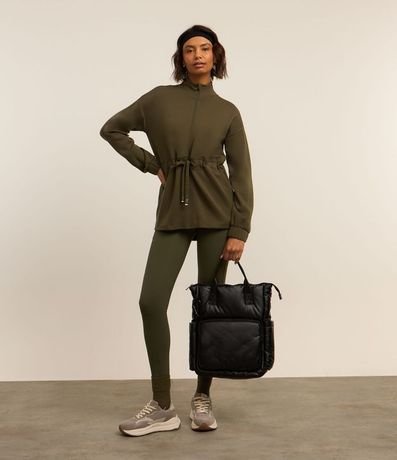 Campera Parka Deportiva en Modal con Cuello Alto 2