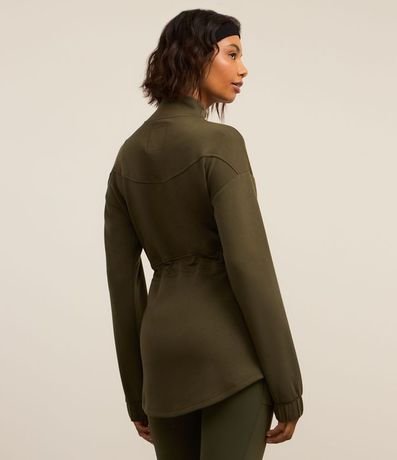 Campera Parka Deportiva en Modal con Cuello Alto 3