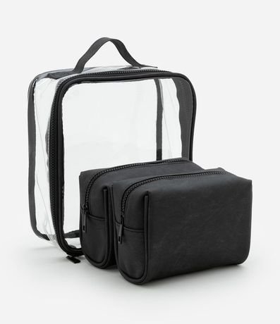 Kit 03 Nécessaires con Correa