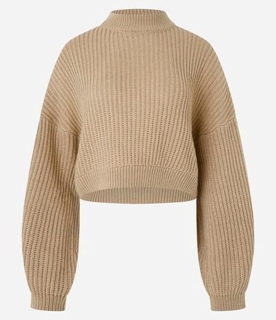 Buzo Suéter de Punto Texturizado con Puño Ajustado 4