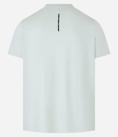 Remera Deportiva con Etiqueta en la Barra y Manga Corta 9