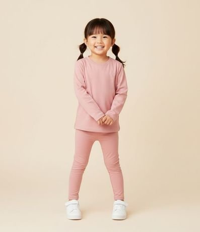 Pantalón Legging Infantil en Algodón Calentito - Talle 1 a 5 años