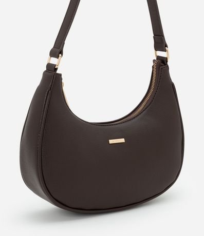 Cartera Baguette Pequeña y Estructurada con Correa de Mano 2