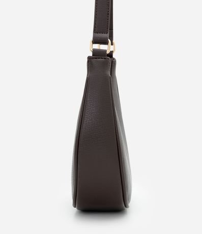 Cartera Baguette Pequeña y Estructurada con Correa de Mano 4